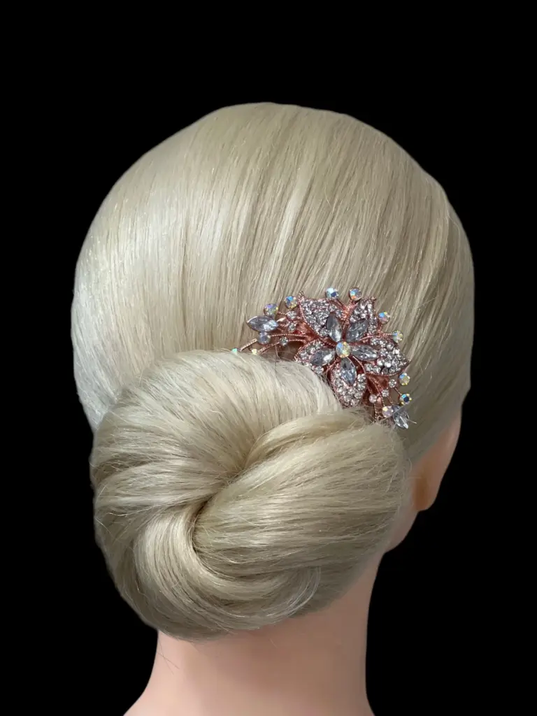 Elegant bridal updo created at Hairmess Salon