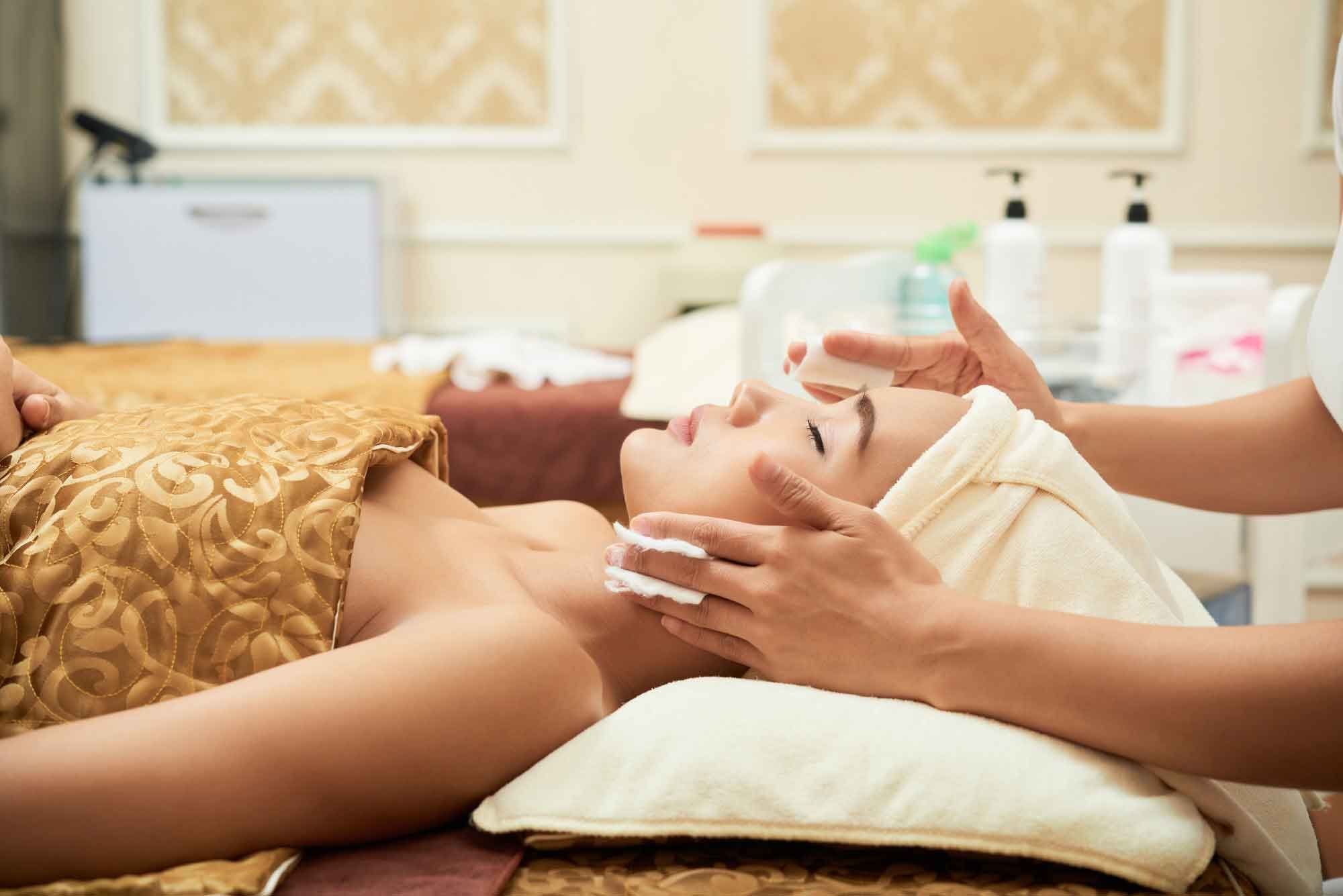 receiving facial massage 05ecf7a1 Skin