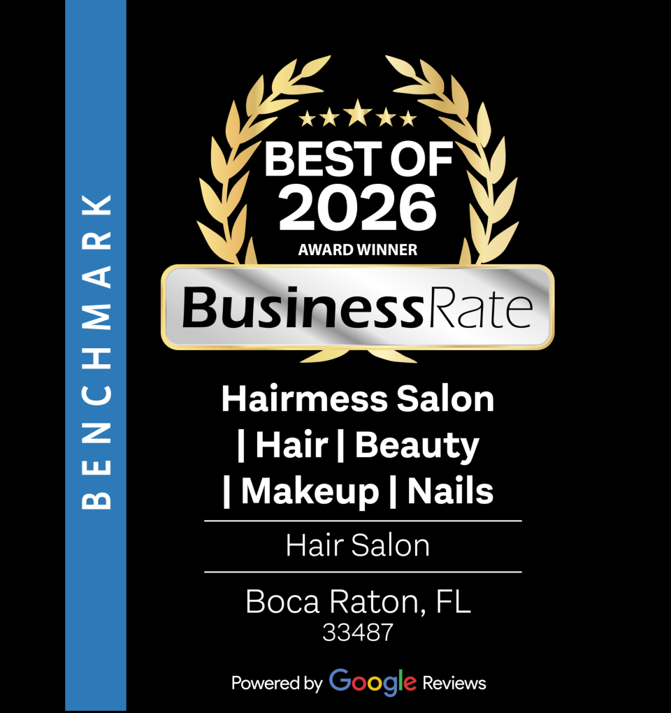 award plaque BR583009 1 scaled 5814661d Top Hair Salon in Boca Raton | Makeup, Nails, Extensions – Serves Delray Beach, Parkland, Highland Beach & Lighthouse Point