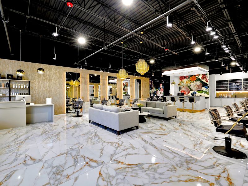 Hairmess Salon interior in Boca Raton